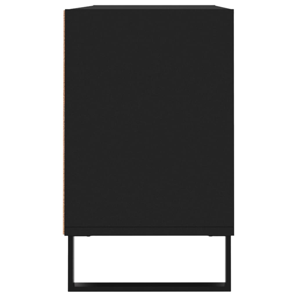 Tv-meubel 103,5x30x50 cm bewerkt hout zwart