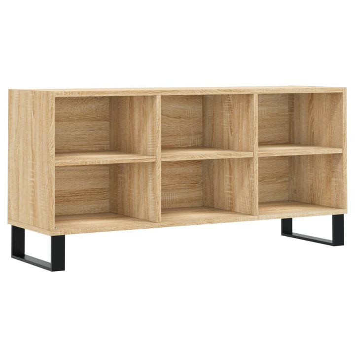 Tv-meubel 103,5x30x50 cm bewerkt hout sonoma eikenkleurig