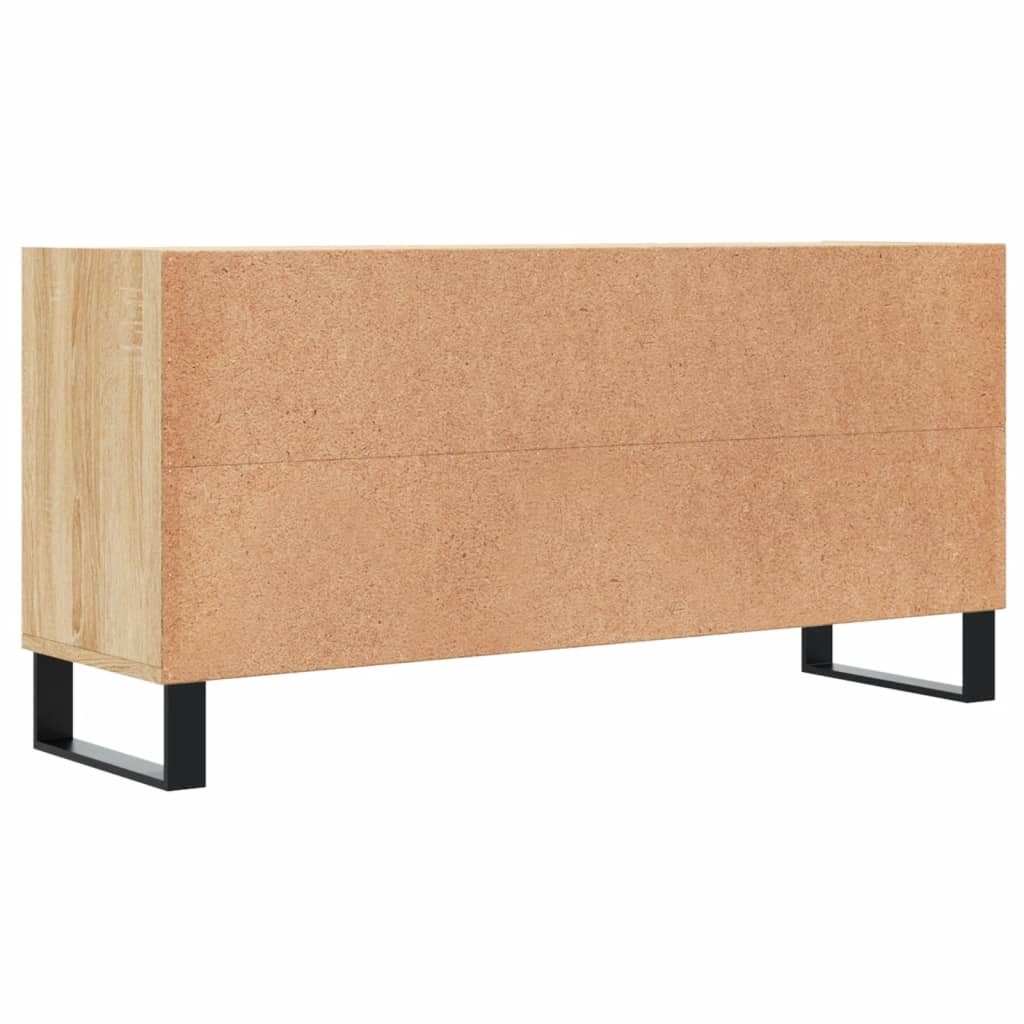 Tv-meubel 103,5x30x50 cm bewerkt hout sonoma eikenkleurig
