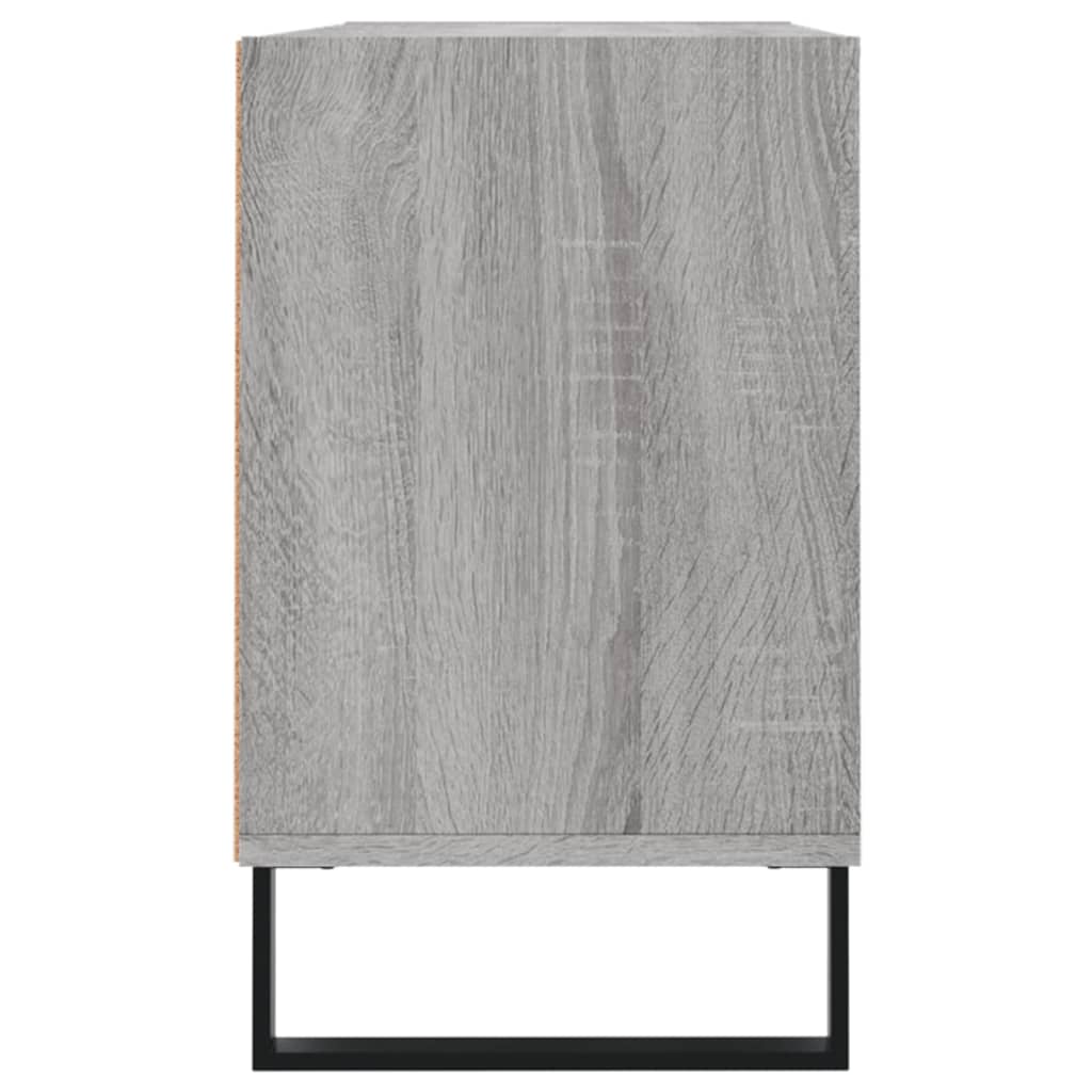 Tv-meubel 103,5x30x50 cm bewerkt hout grijs sonoma eikenkleurig