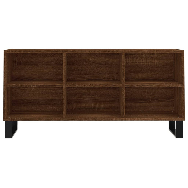 Tv-meubel 103,5x30x50 cm bewerkt hout bruin eikenkleur