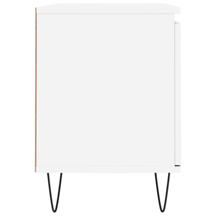 Tv-meubel 104x35x50 cm bewerkt hout wit