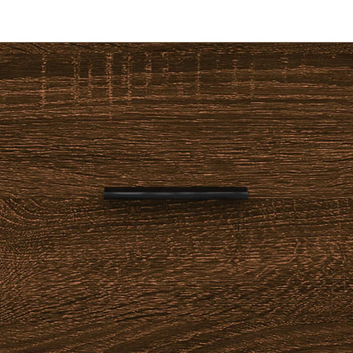 Nachtkastje 40x35x47,5 cm bewerkt hout bruin eikenkleur