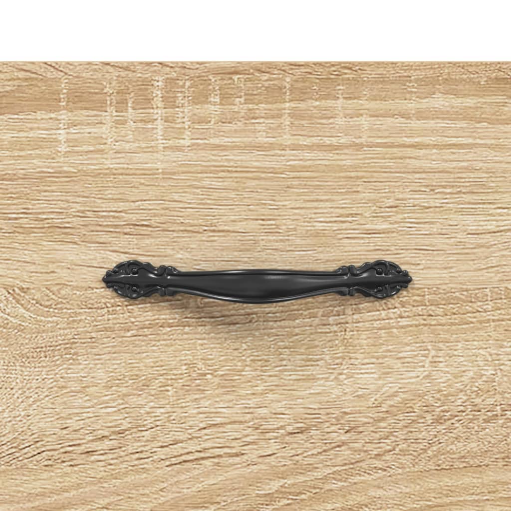 Nachtkastjes 2 st 40x35x47,5 cm bewerkt hout sonoma eikenkleur