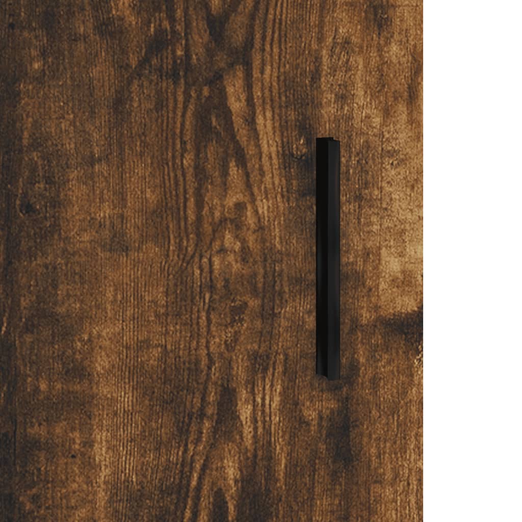 Nachtkastjes 2 st 40x40x50 cm bewerkt hout gerookt eikenkleurig