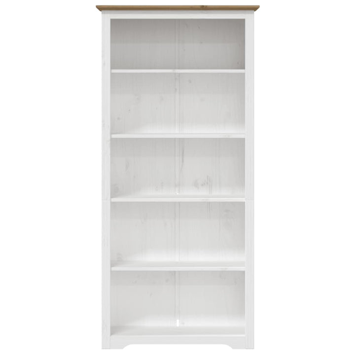 Boekenkast 5-laags BODO 80x38x180 cm massief grenenhout bruin