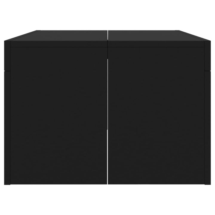 Salontafel 102x50x36 cm bewerkt hout zwart
