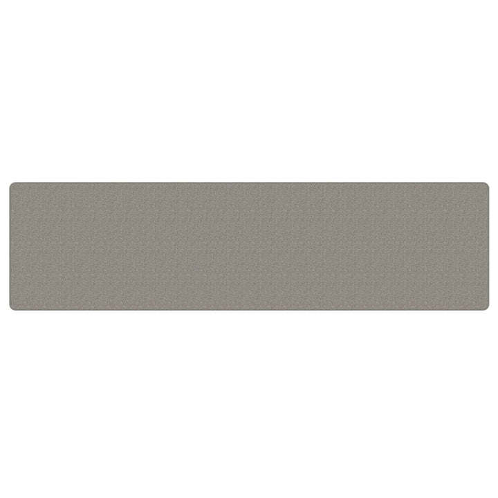 Tapijtloper 80x300 cm sisal-look zilverkleurig