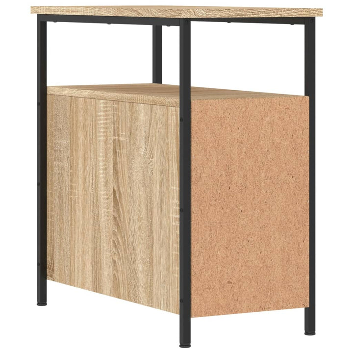 Nachtkastjes 2 st 30x60x60 cm bewerkt hout sonoma eikenkleurig