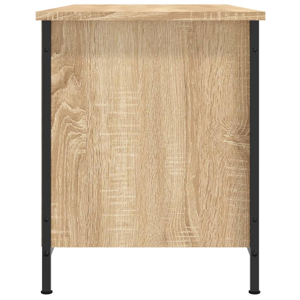 Tv-meubel 100x40x50 cm bewerkt hout sonoma eikenkleurig