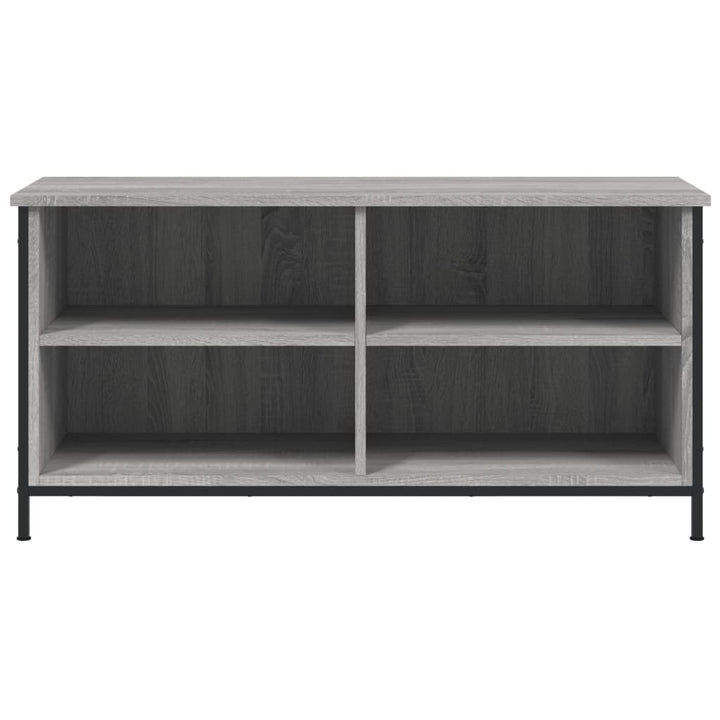 Tv-meubel 100x40x50 cm bewerkt hout grijs sonoma eikenkleurig