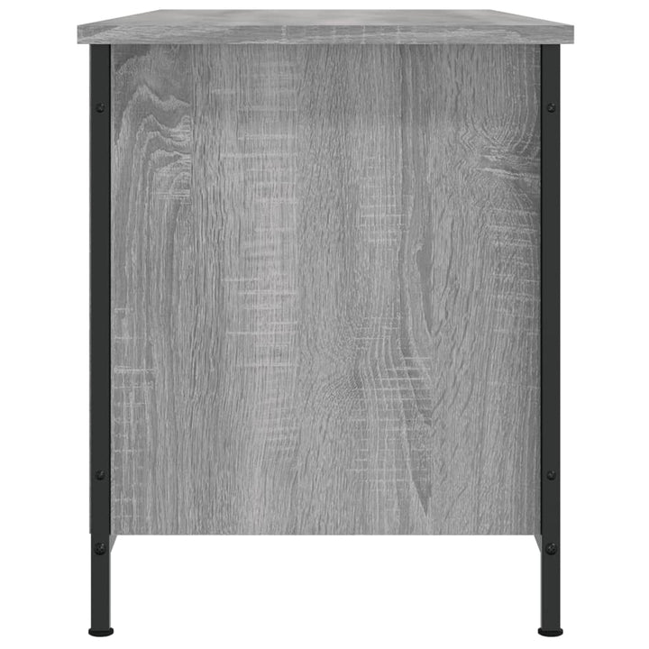 Tv-meubel 100x40x50 cm bewerkt hout grijs sonoma eikenkleurig