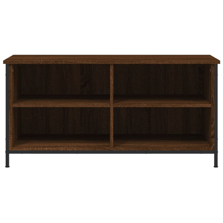 Tv-meubel 100x40x50 cm bewerkt hout bruin eikenkleur