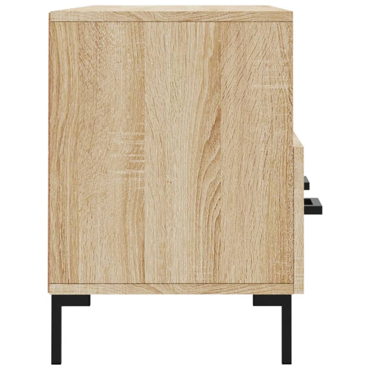 Tv-meubel 102x36x50 cm bewerkt hout sonoma eikenkleurig