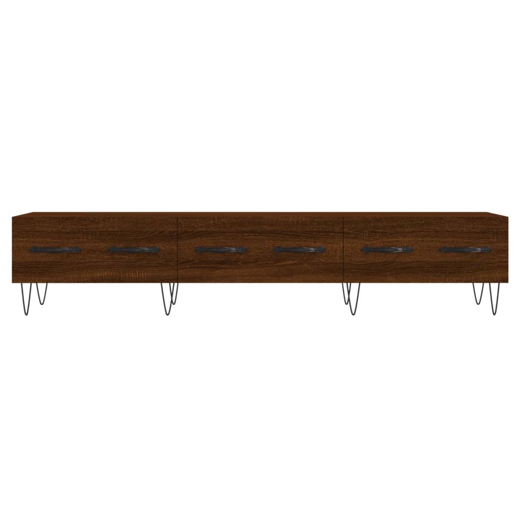 Tv-meubel 150x36x30 cm bewerkt hout bruin eikenkleur