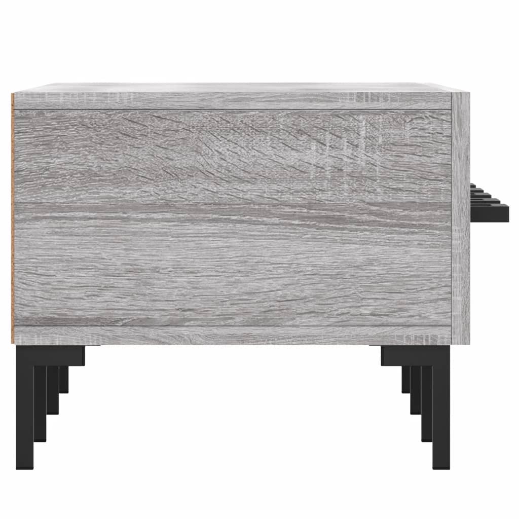 Tv-meubel 150x36x30 cm bewerkt hout grijs sonoma eikenkleurig
