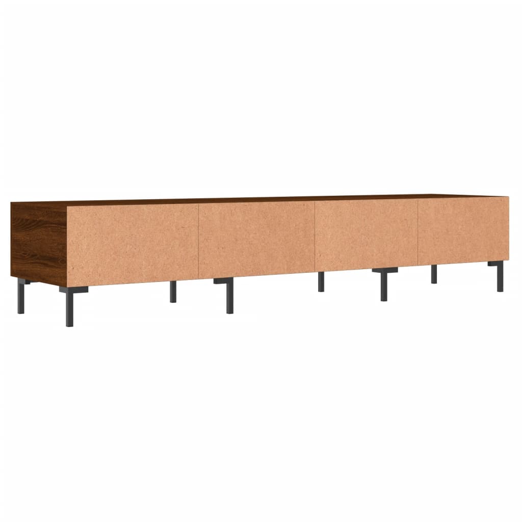 Tv-meubel 150x36x30 cm bewerkt hout bruin eikenkleur