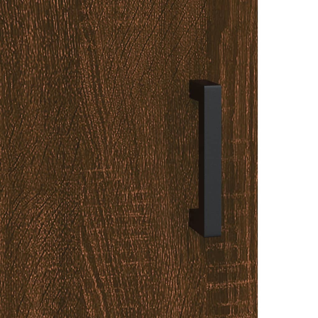 Bureau 140x50x75 cm bewerkt hout bruin eikenkleur