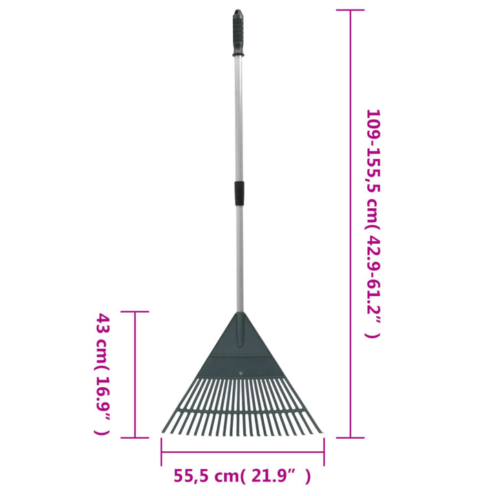 Bladhark 155,5 cm PP donkergroen