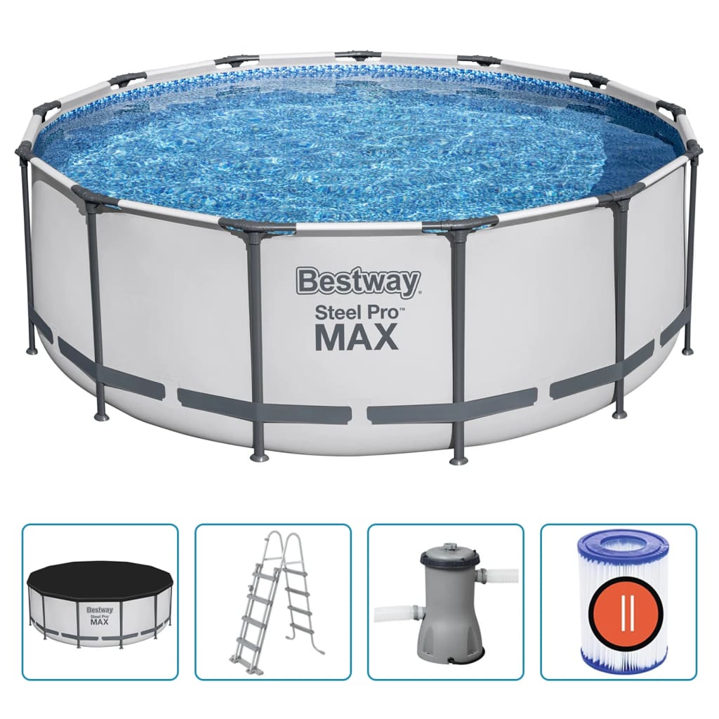 Bestway Steel Pro MAX Zwembadset rond 396x122 cm
