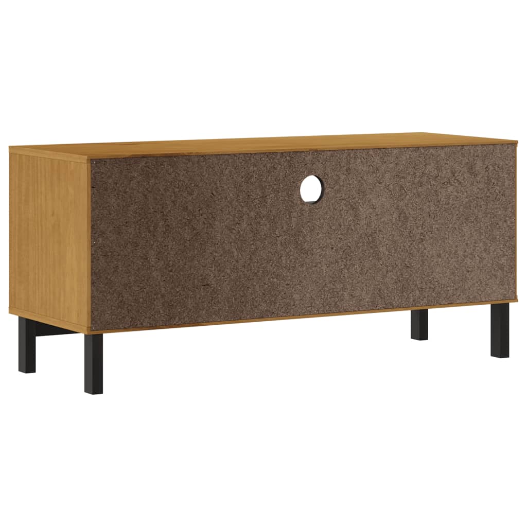 TV-meubel FLAM 110x40x50 cm massief grenenhout