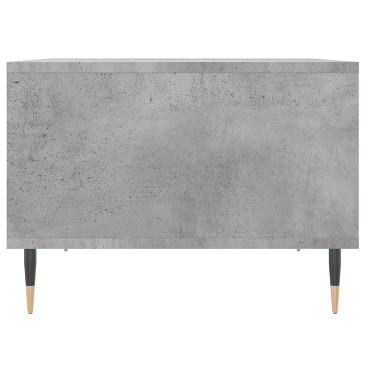 Salontafel 60x50x36,5 cm bewerkt hout betongrijs