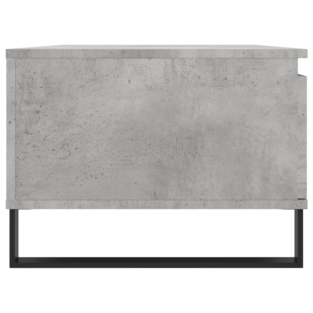 Salontafel 90x50x36,5 cm bewerkt hout betongrijs