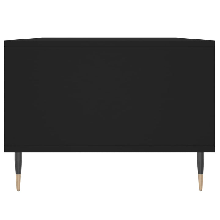 Salontafel 90x50x36,5 cm bewerkt hout zwart