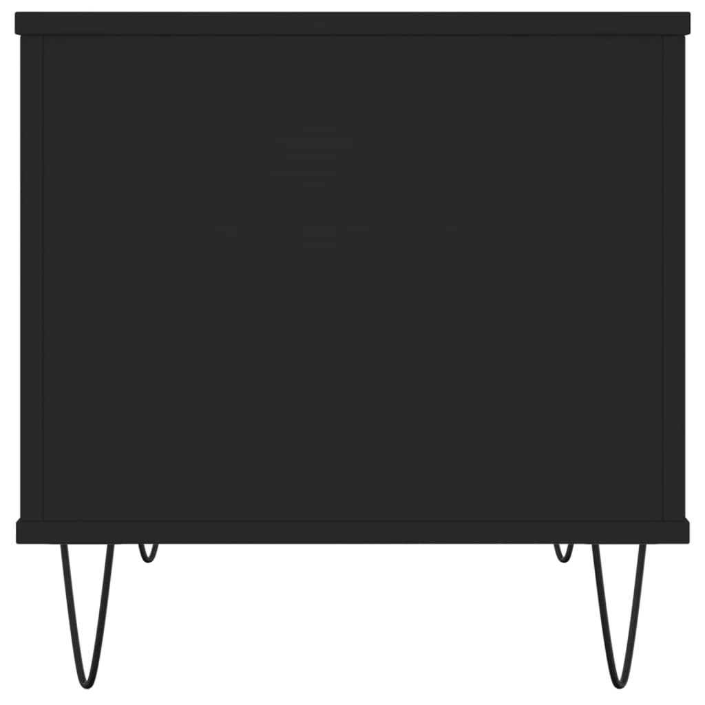 Salontafel 60x44,5x45 cm bewerkt hout zwart