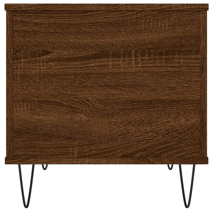 Salontafel 60x44,5x45 cm bewerkt hout bruin eikenkleur