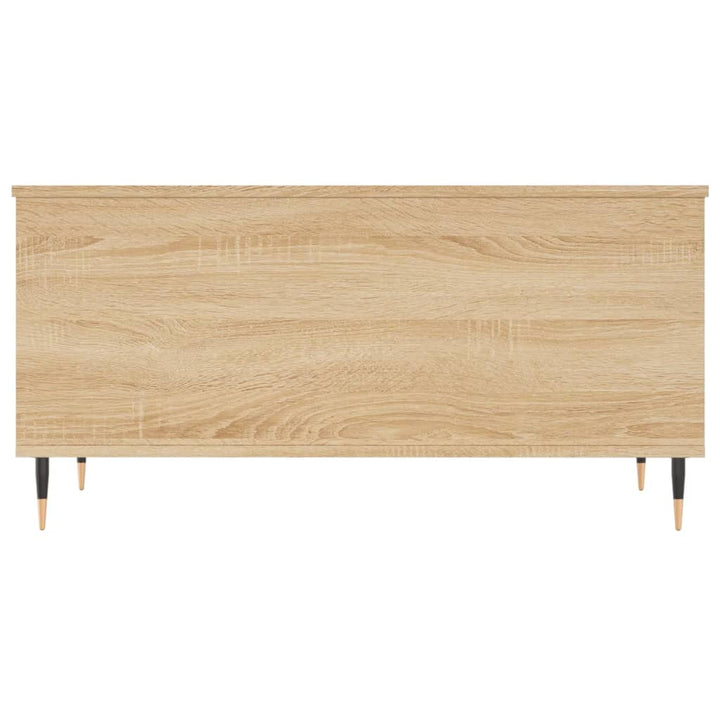 Salontafel 90x44,5x45 cm bewerkt hout sonoma eikenkleurig