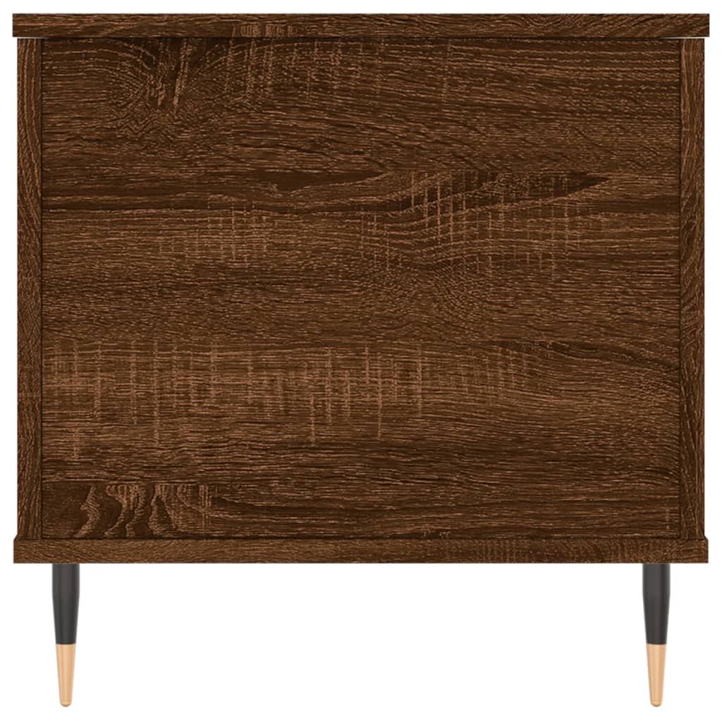 Salontafel 90x44,5x45 cm bewerkt hout bruin eikenkleur
