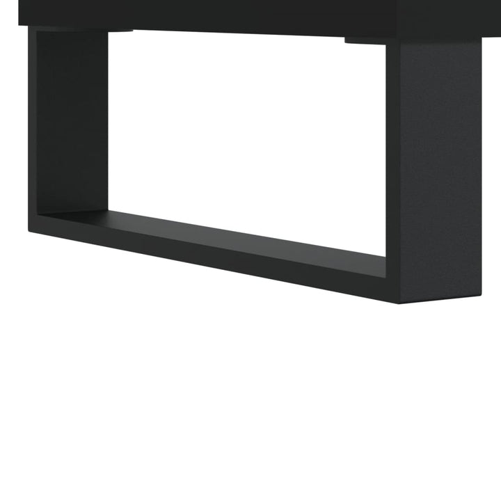 Salontafel 90x44,5x45 cm bewerkt hout zwart