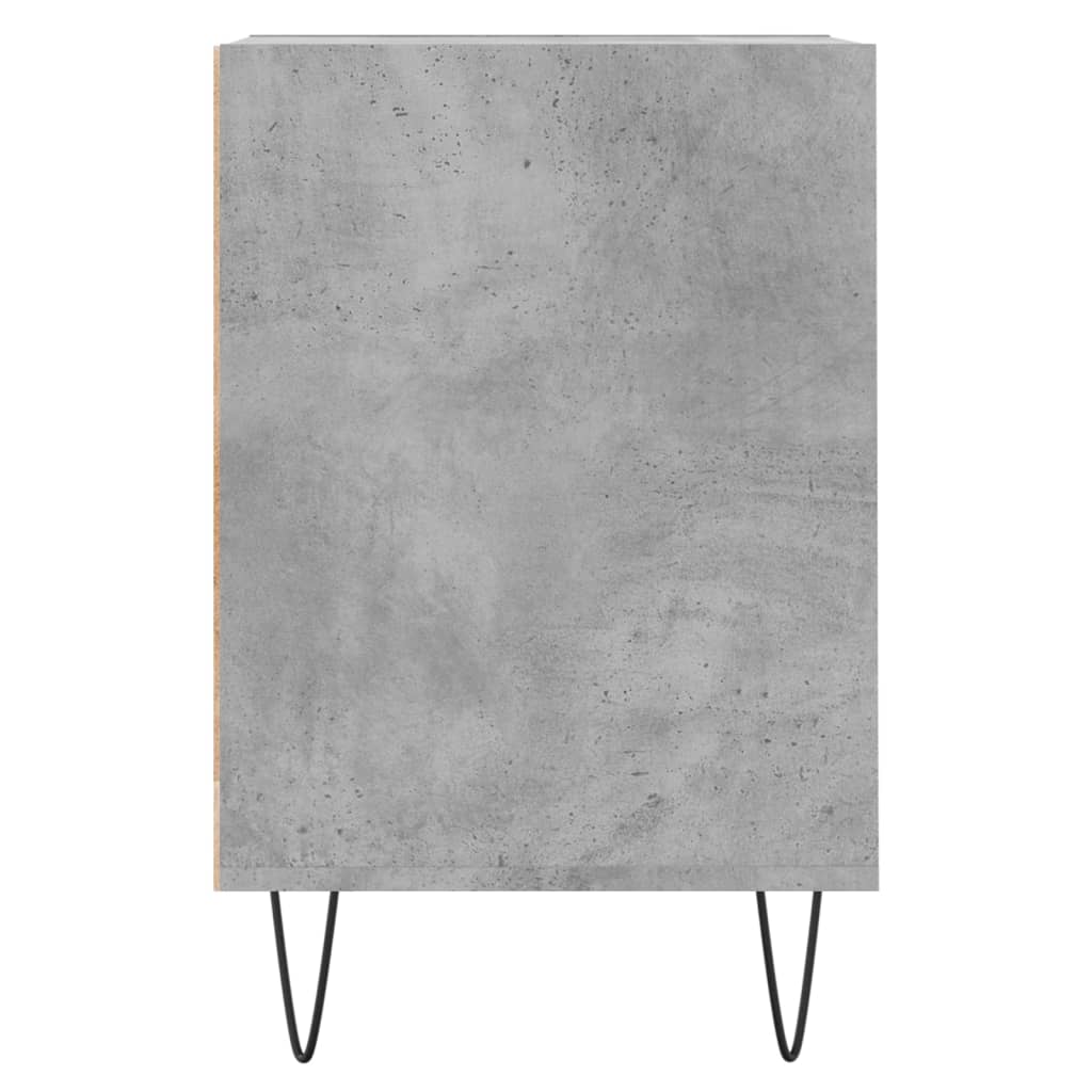 Tv-meubel 160x35x55 cm bewerkt hout betongrijs