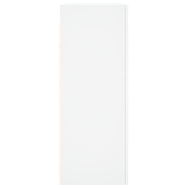 Wandkast 69,5x34x90 cm bewerkt hout wit