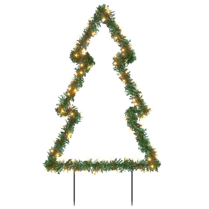 Kerstverlichting met grondpinnen boom 115 LED's 90 cm