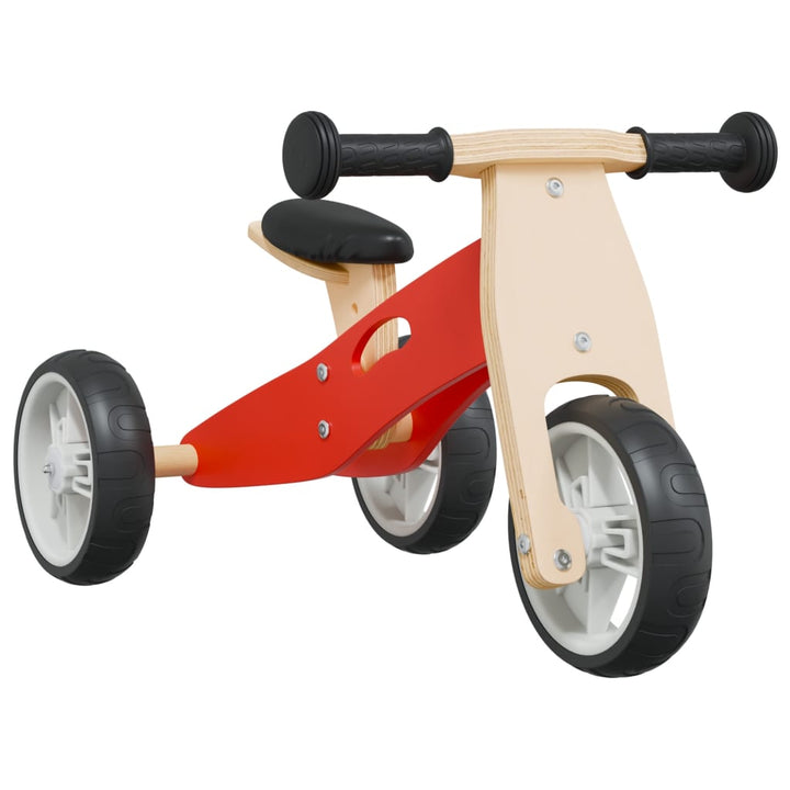 Loopfiets voor kinderen 2-in-1 rood