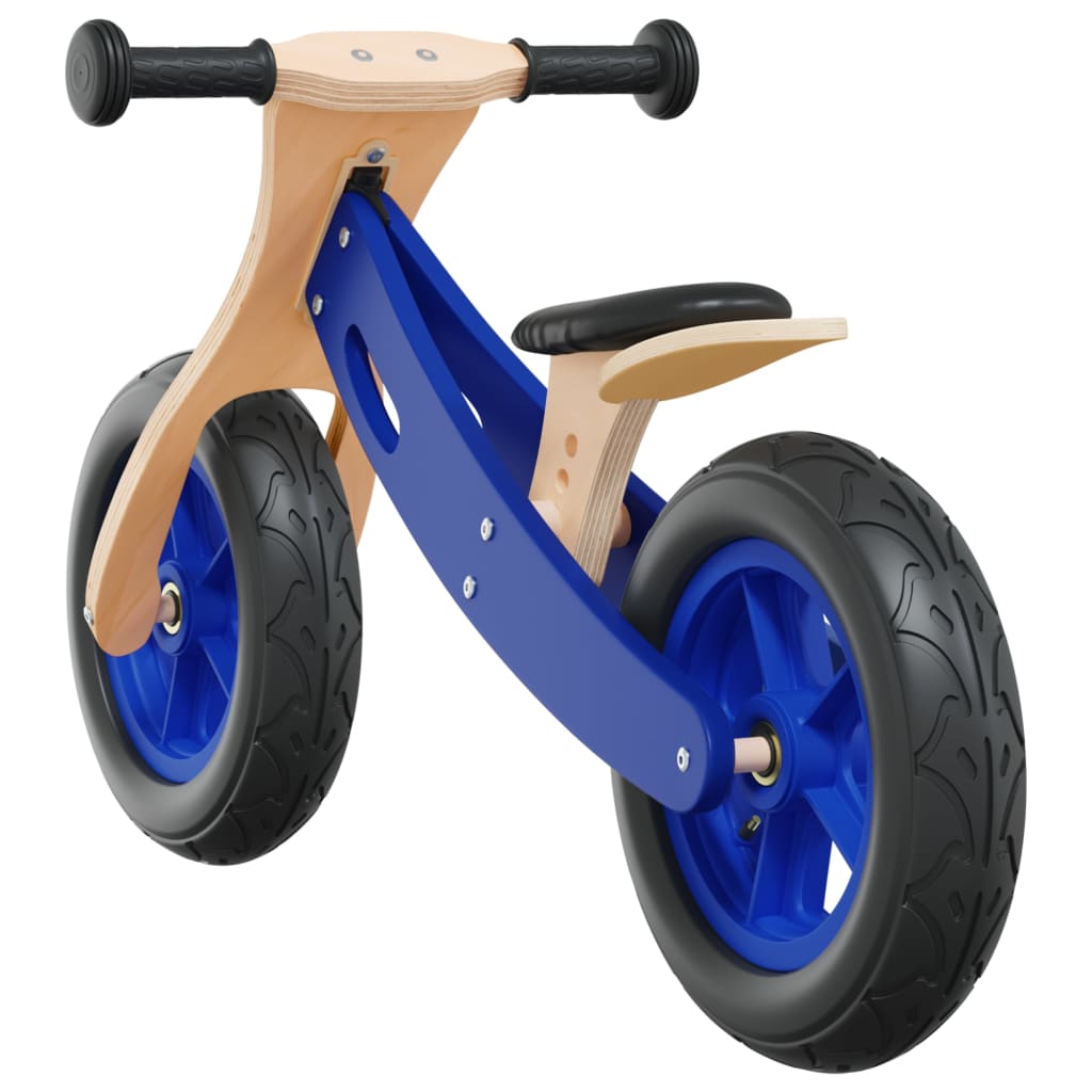 Loopfiets voor kinderen met luchtbanden blauw