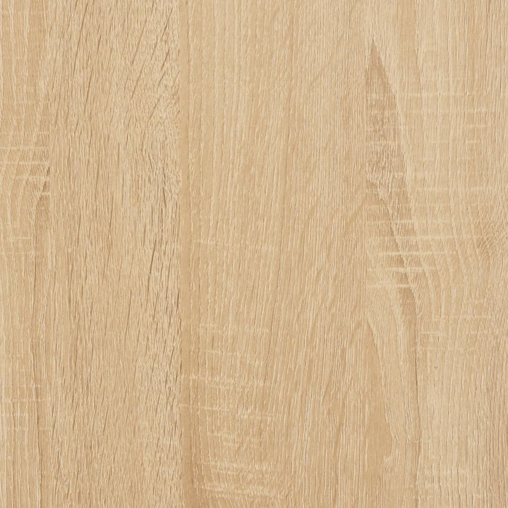 Wandrek 3-laags 60x21x78,5 cm bewerkt hout sonoma eikenkleurig