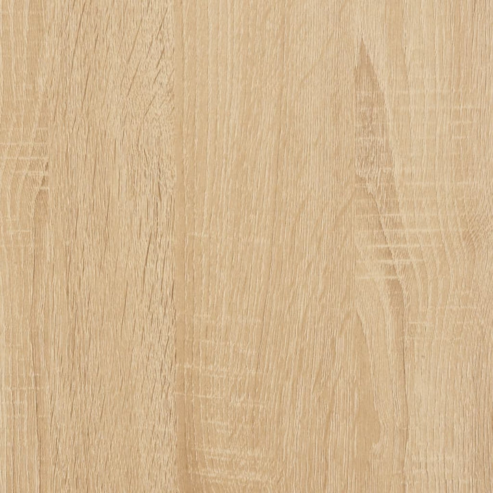 Wandrek 2-laags 60x21x51 cm bewerkt hout sonoma eikenkleurig