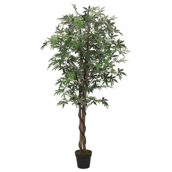 Kunstplant esdoornboom 672 bladeren 180 cm groen