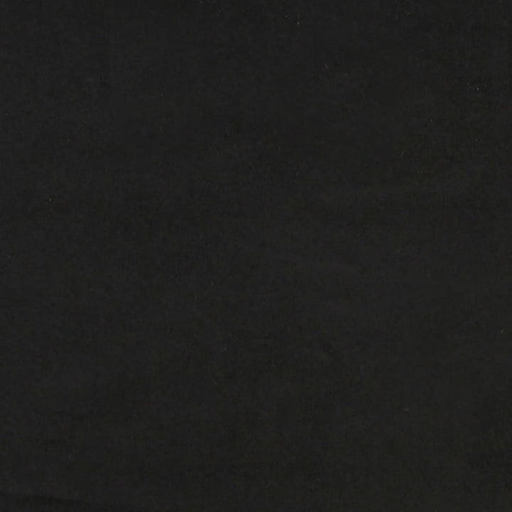 Fauteuil 60 cm fluweel zwart