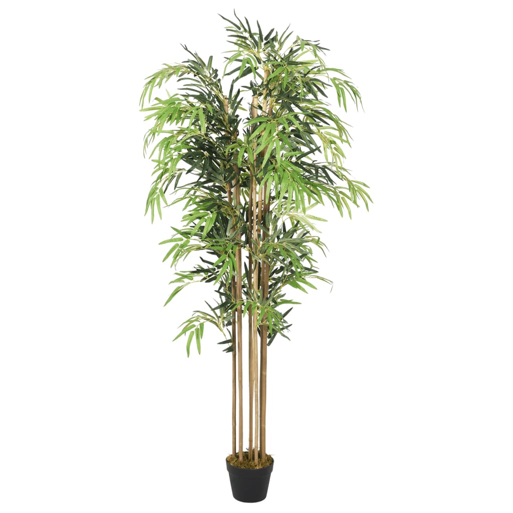 Kunstplant bamboe 1095 bladeren 150 cm groen