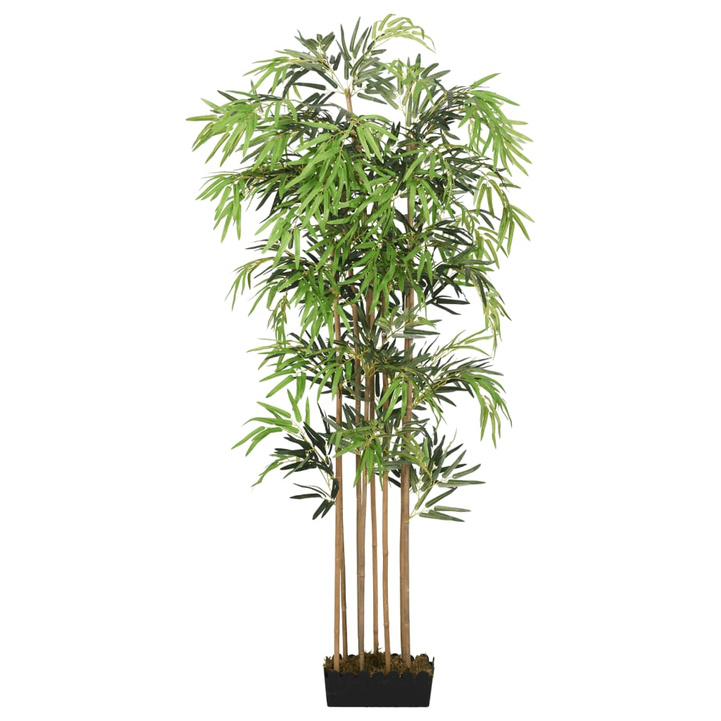 Kunstplant bamboe 1095 bladeren 150 cm groen