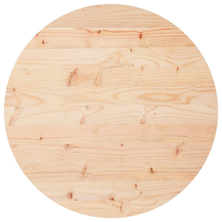 Tafelblad rond ø60x3 cm massief grenenhout