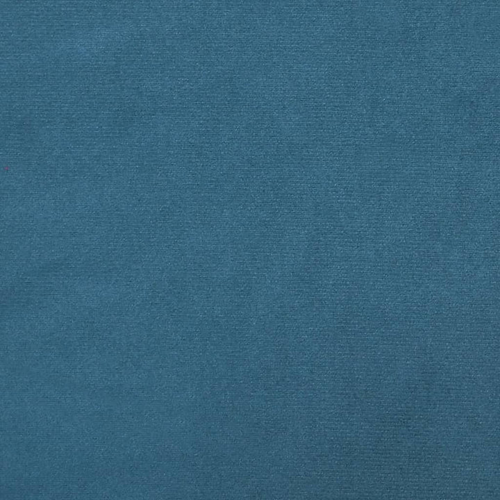 Fauteuil 60 cm fluweel blauw