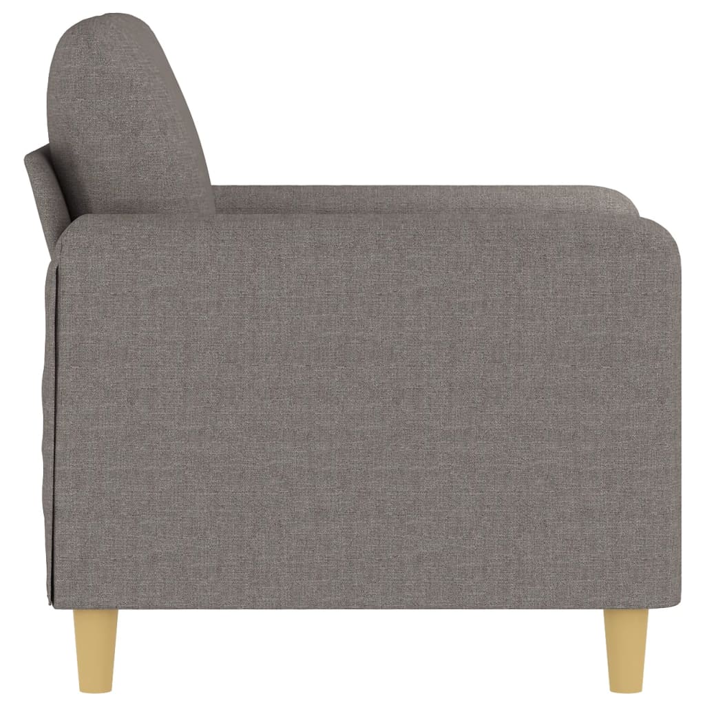 Fauteuil 60 cm stof taupe