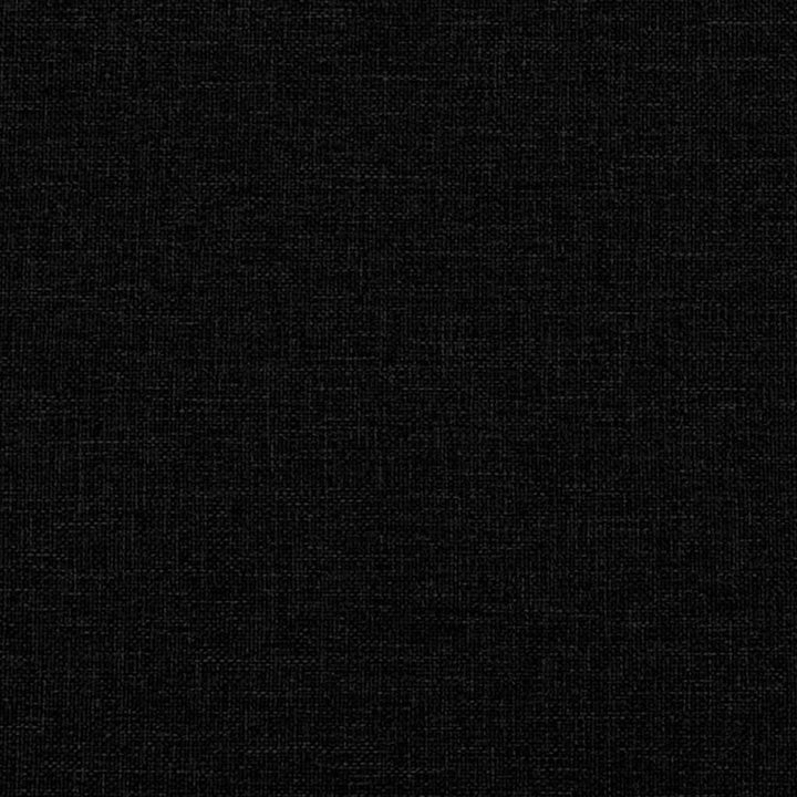 Bankje met kussens 113x64,5x75,5 cm stof zwart
