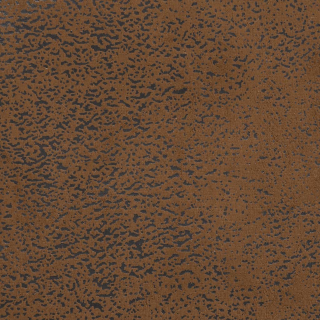 Bankje met kussens 113x64,5x75,5 cm kunstsuèdeleer bruin