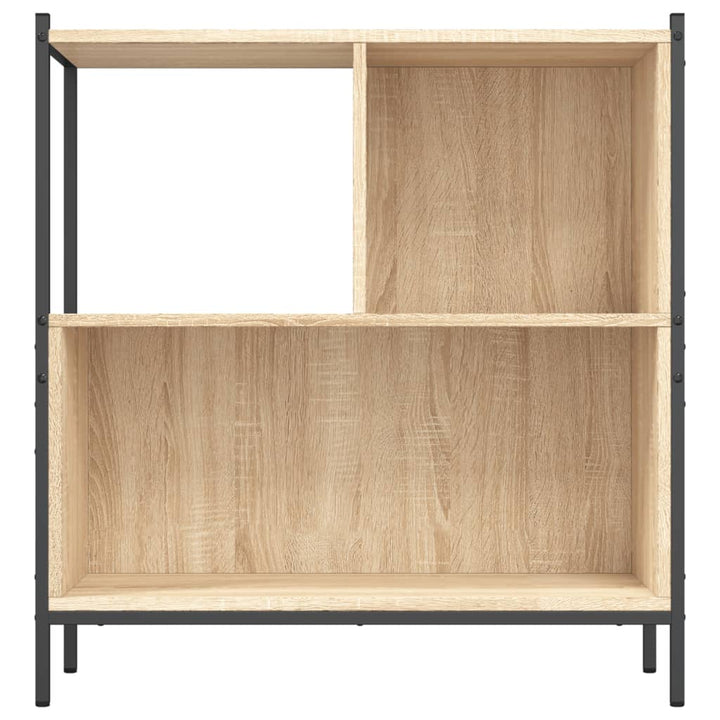 Boekenkast 72x28x77,5 cm bewerkt hout sonoma eikenkleurig